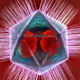 Computer illustration of the mimivirus particle. Credit Jose Antonio Penas.